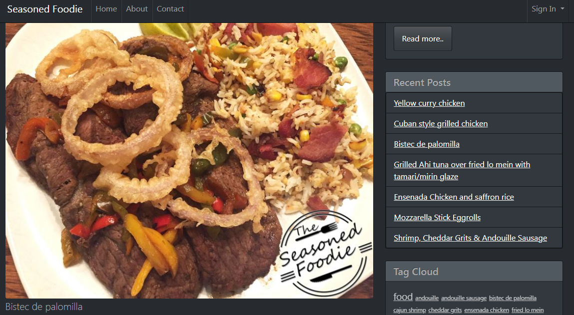 Seasoned Foodie